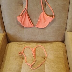 Coral Bikini Set - Two Piece Swimwear